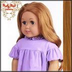 Wavy Auburn Parting Wig for 18" Girl (AD0007B)