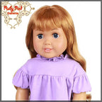 Wavy Auburn Bang Wig for 18" Girl (AD0006B)