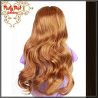 Wavy Dark Brown Bang Wig for 18" Girl (AD0006A)