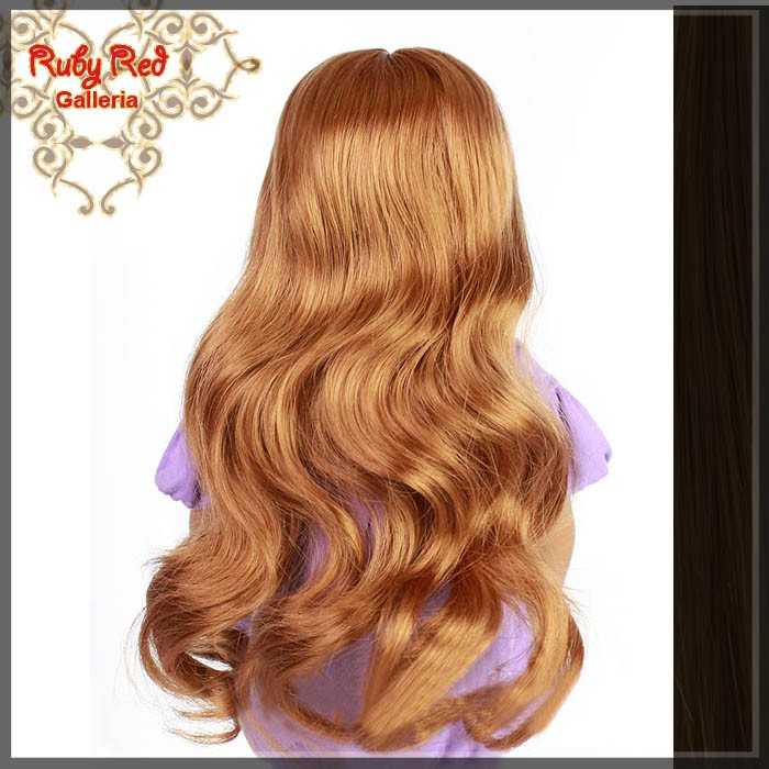 Wavy Dark Brown Bang Wig for 18" Girl (AD0006A)