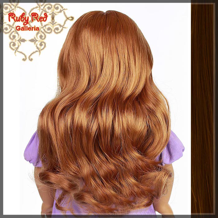 Wavy Brunette Bang Wig for 18" Girl (AD0005E)