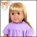 Wavy Frosted Blonde Bang Wig for 18" Girl (AD0005D)