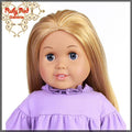 Straight Frosted Blonde Parting Wig for 18" Girl (AD0003D)