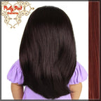 Straight Dark Auburn Parting Wig for 18" Girl (AD0003C)