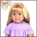 Straight Frosted Blonde Bang Wig for 18" Girl(AD0002D)