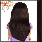Straight Dark Brown Bang Wig for 18" Girl (AD0002A)