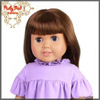 Straight Brunette Bang Wig for 18" Girl (AD0001E)