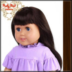 Straight Brunette Bang Wig for 18" Girl (AD0001E)