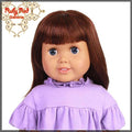 Straight Dark Auburn Bang Wig for 18" Girl (AD0001C)