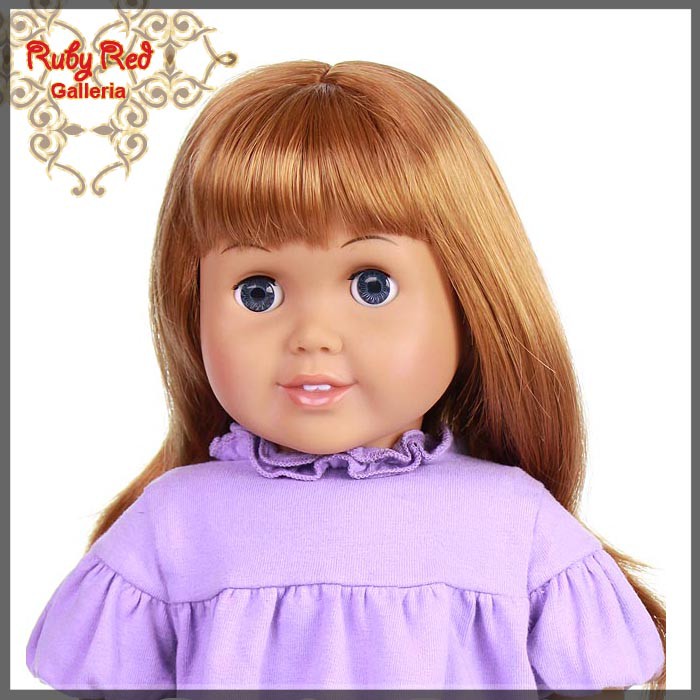 Straight Auburn Bang Wig for 18" Girl (AD0001B)