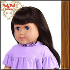 Straight Auburn Bang Wig for 18" Girl (AD0001B)
