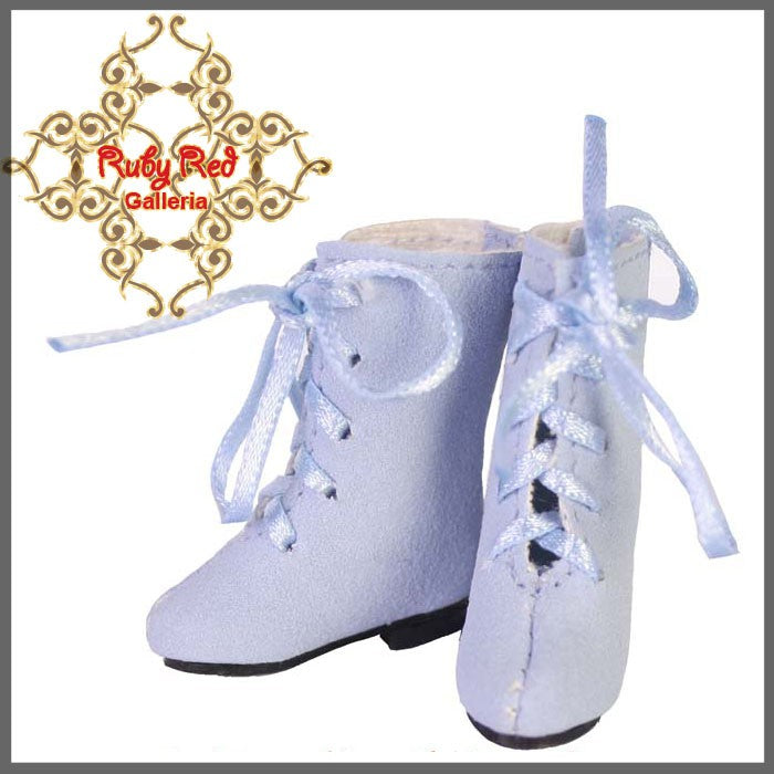 2.2cm Pink Blue Tie Bootie for Blythe, Pullip & Momoko Dolls (RH0014A)