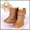 2.2cm Pale Brown Buckle Snow Boots for Blythe, Pullip & Momoko Dolls(RH0013F)
