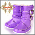 2.2cm Purple Buckle Snow Boots for Blythe, Pullip & Momoko Dolls (RH0013D)