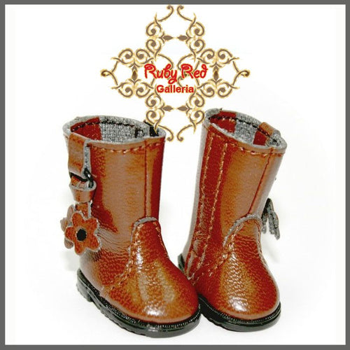 2.2cm Dark Brown Boot for Blythe, Pullip & Momoko Dolls (RH0012C)