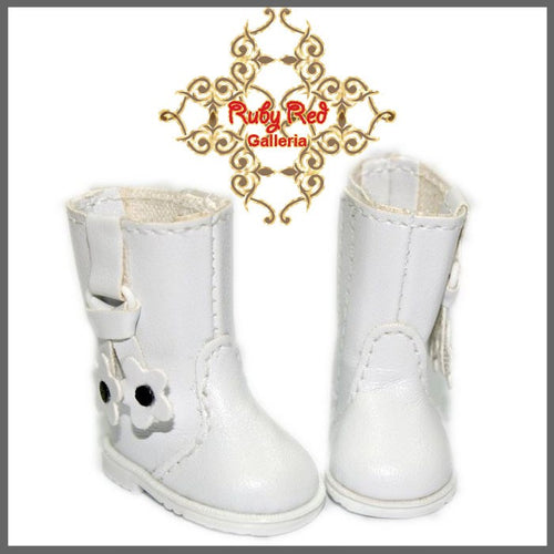 2.2cm White Boot for Blythe, Pullip & Momoko Dolls (RH0012A)