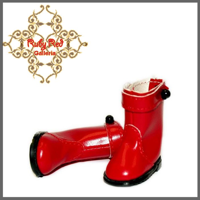 2.2cm Red Boot for Blythe, Pullip & Momoko Dolls (RH0011B)
