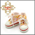 2.2cm Pink & Orange Canvas Sneakers for Blythe, Pullip & Momoko Dolls (RH0010D)