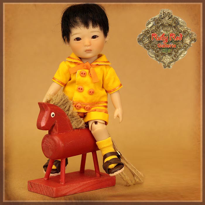5.5" Shan Orange School Uniform outfit (HC0070A)