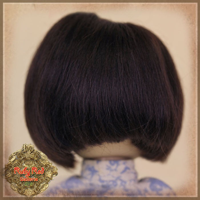 Dark Brown Mohair Wig for 8" Dolls (HD0025A)