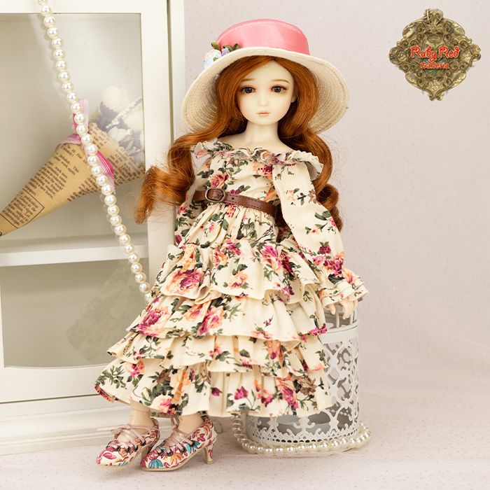 12” InMotion Girl Floral Dress Set (WC0092A)