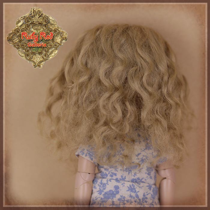Blonde Mohair Wig for 8" Dolls (HD0034B)
