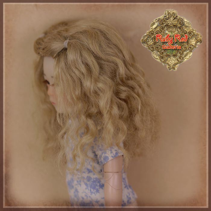 Blonde Mohair Wig for 8" Dolls (HD0034B)