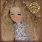 Blonde Mohair Wig for 8" Dolls (HD0034B)