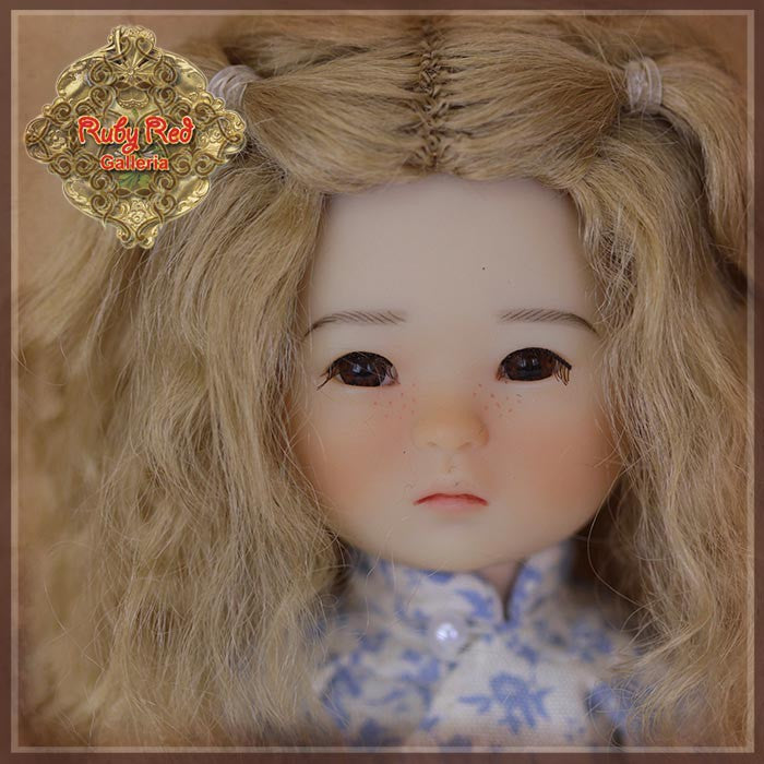 Blonde Mohair Wig for 8" Dolls (HD0034B)