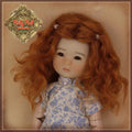 Red Mohair Wig for 8" Dolls (HD0034C)