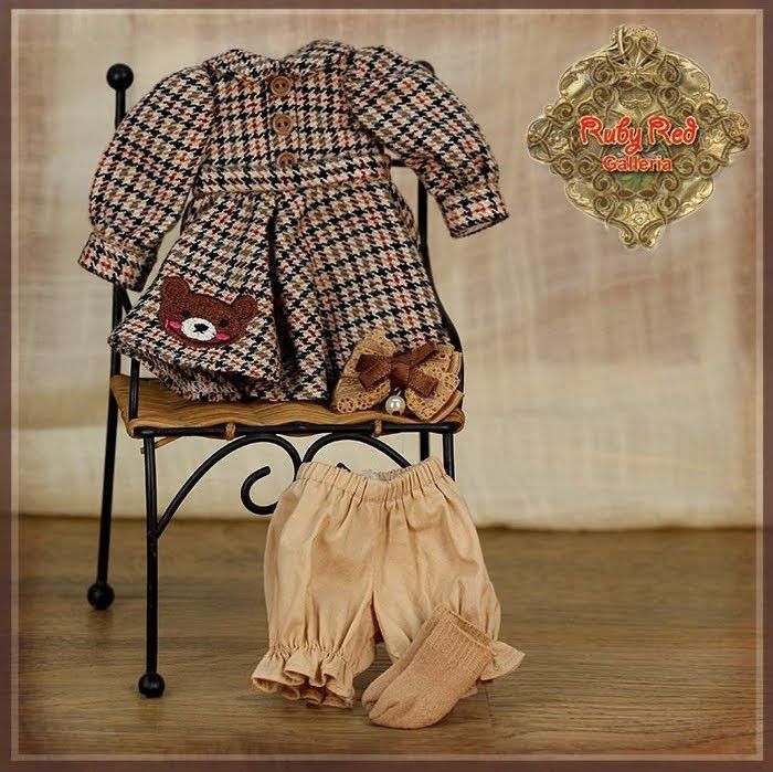 8" Ten Ping Tartan Outfit (HC0094A)