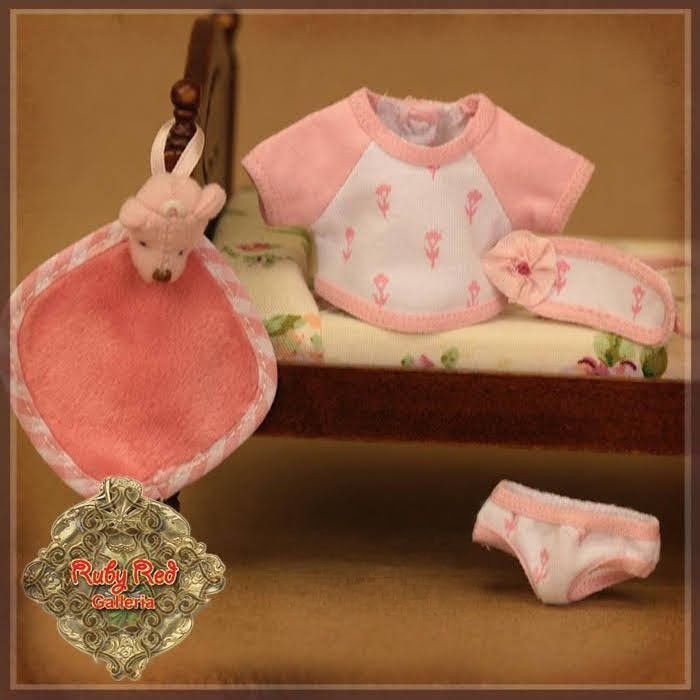 Pijama Yu Ping rosa de 5,5" (HC0081B)