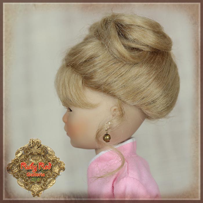 Blonde Mohair Wig for 8" Dolls (HD0048A)