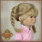 Blonde with Braids Mohair Wig for 8" Dolls (HD0050A)