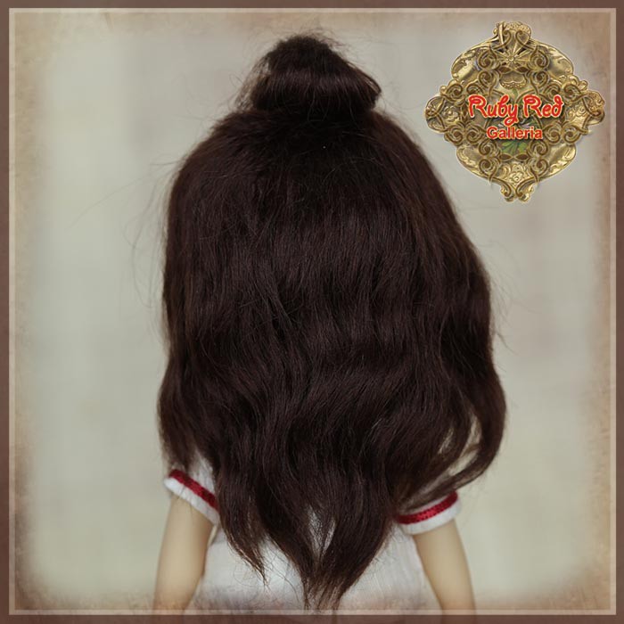 Brown Mohair Wig for 5.5" Dolls (HD0051A)