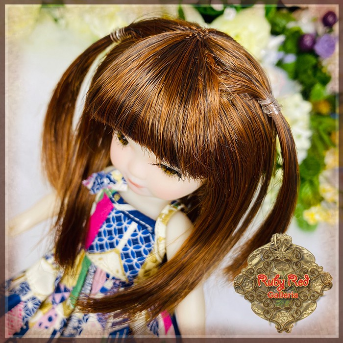 Auburn Synthetic Hair Wig for 6.5" Dolls (HD0054A)