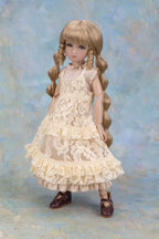 12” InMotion Girl Champagne Petal Dress (WC0097A)