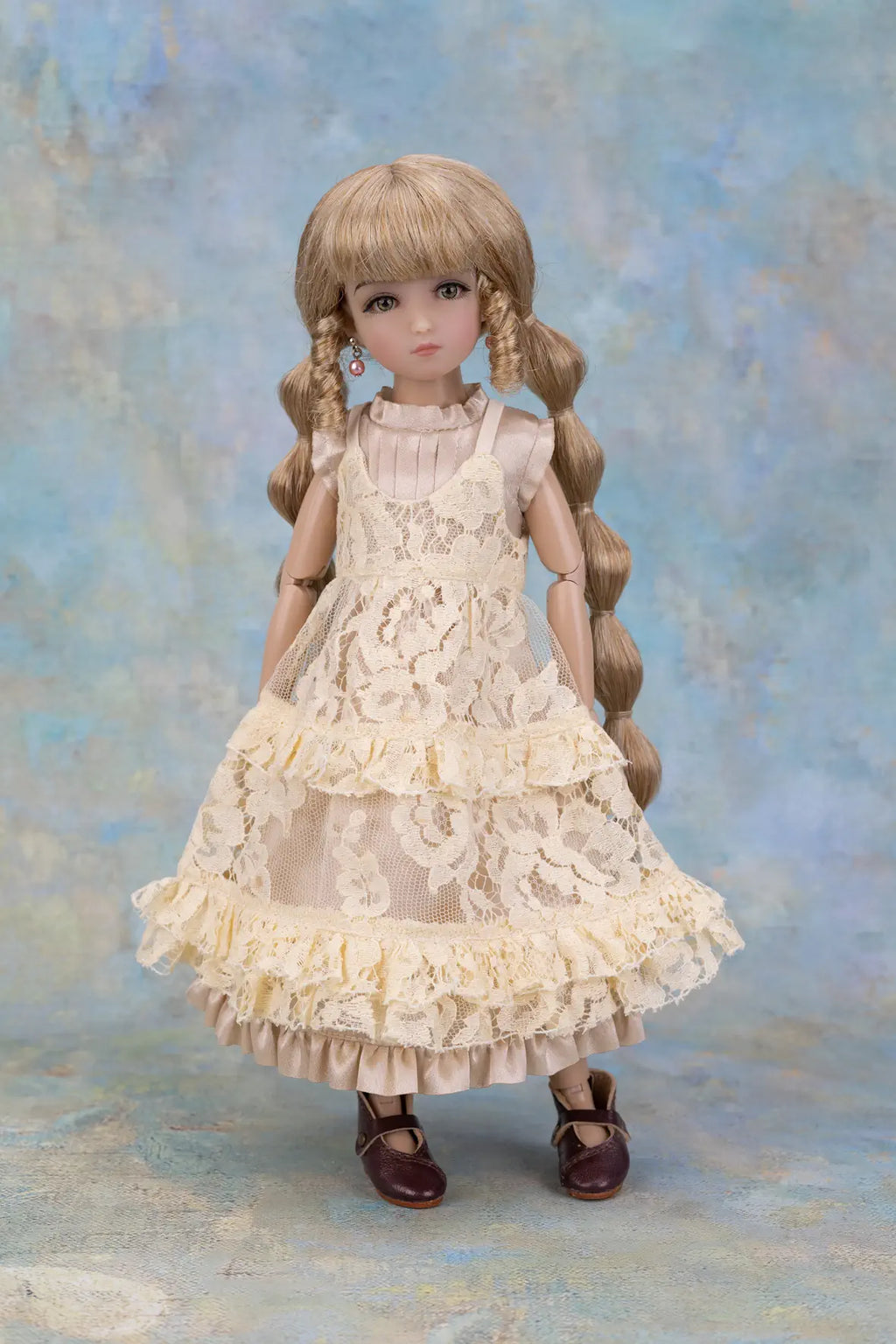 12” InMotion Girl Champagne Petal Dress (WC0097A)