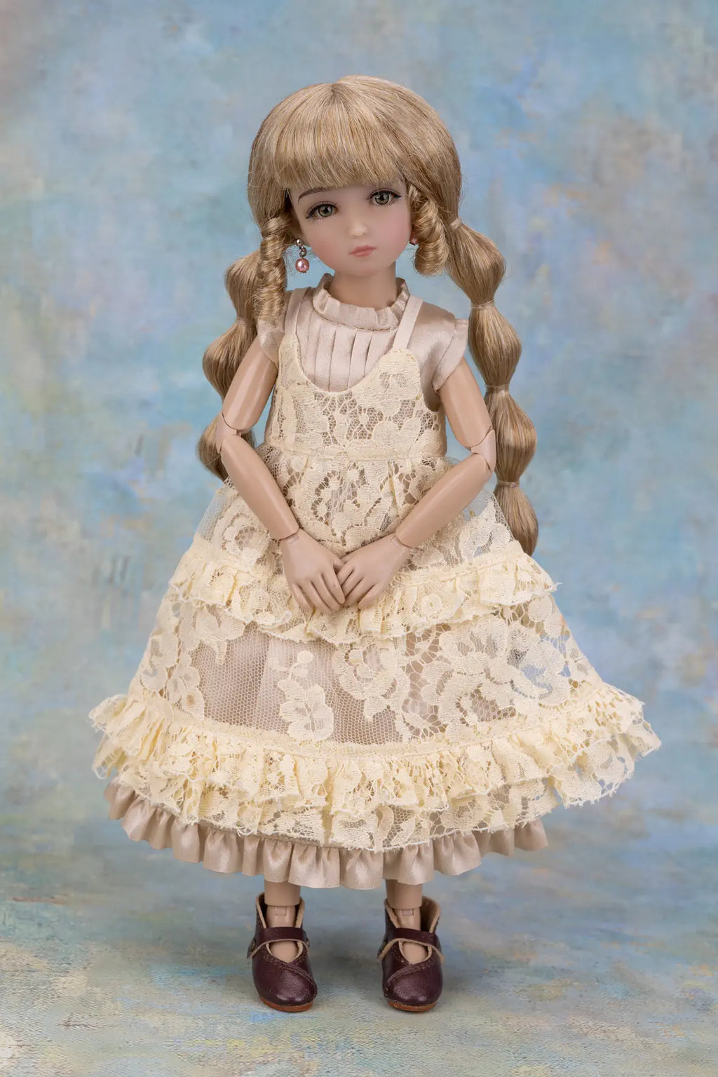 12” InMotion Girl Champagne Petal Dress (WC0097A)