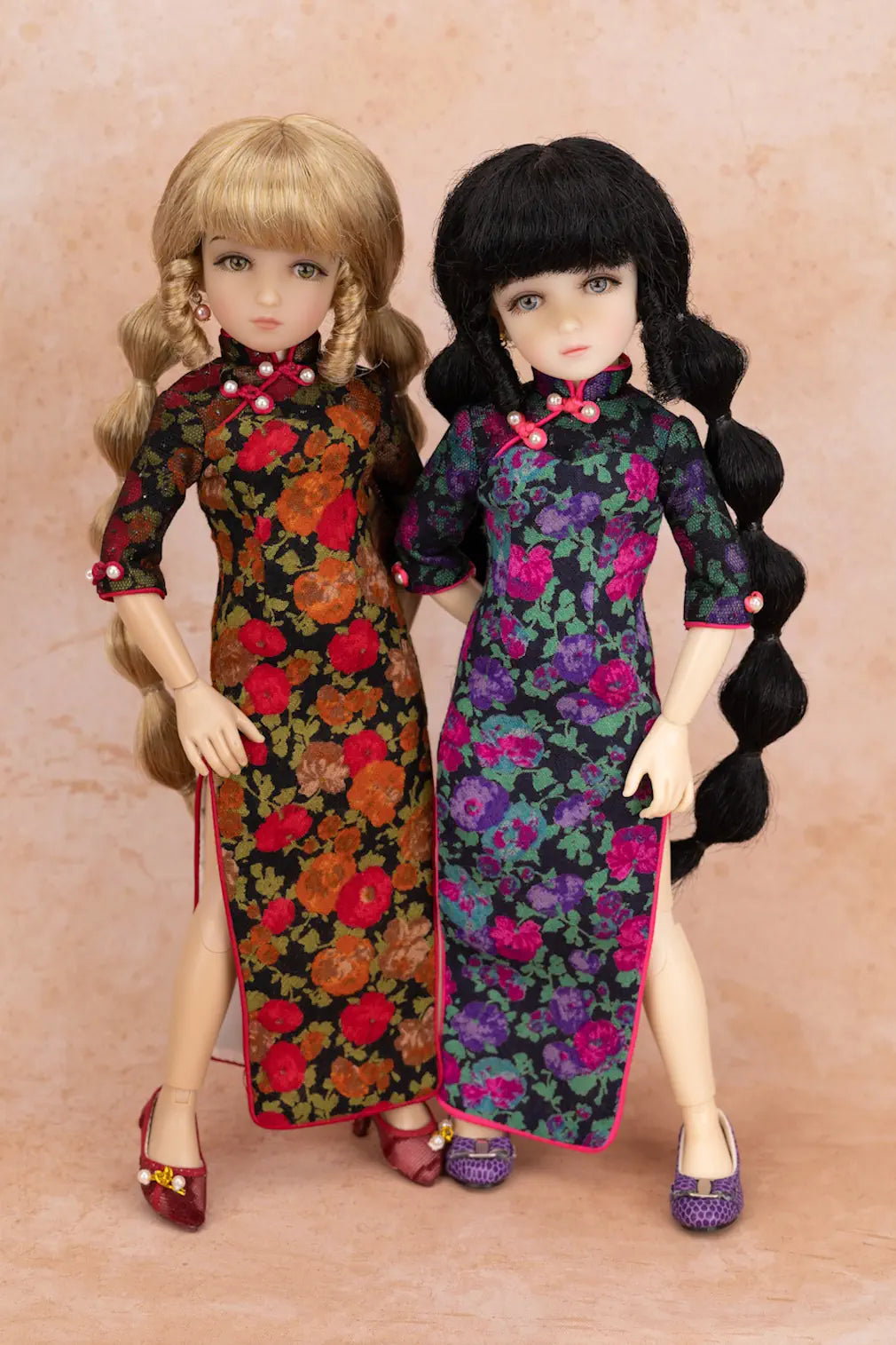 12” InMotion Girl Heritage Floral Cheongsam