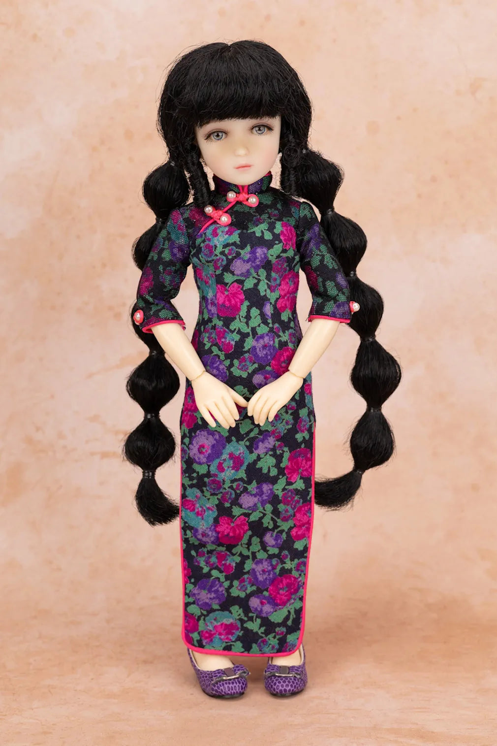 12” InMotion Girl Heritage Floral Cheongsam