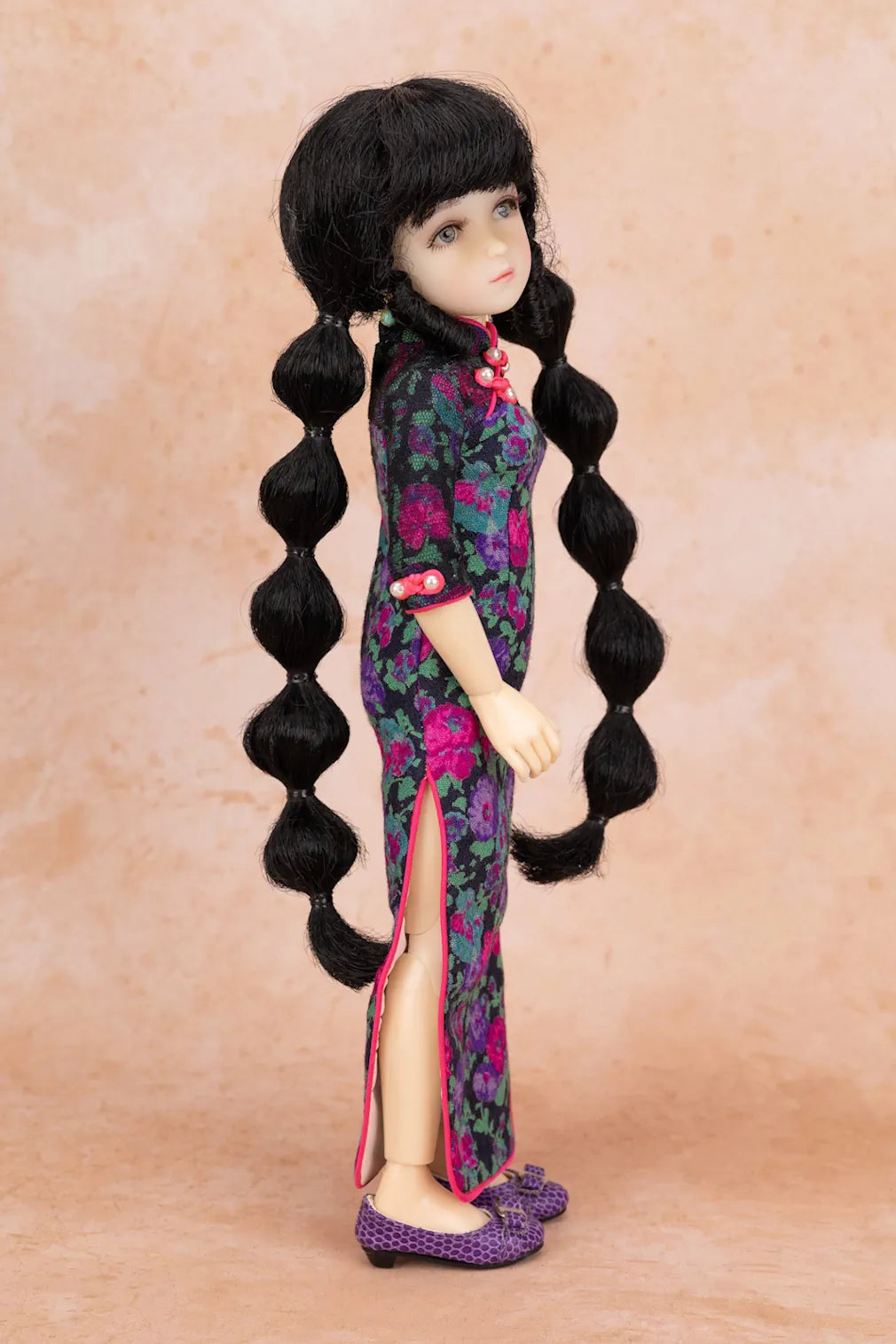 12” InMotion Girl Heritage Floral Cheongsam