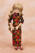 12” InMotion Girl Heritage Floral Cheongsam