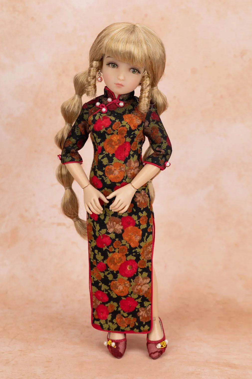 12” InMotion Girl Heritage Floral Cheongsam