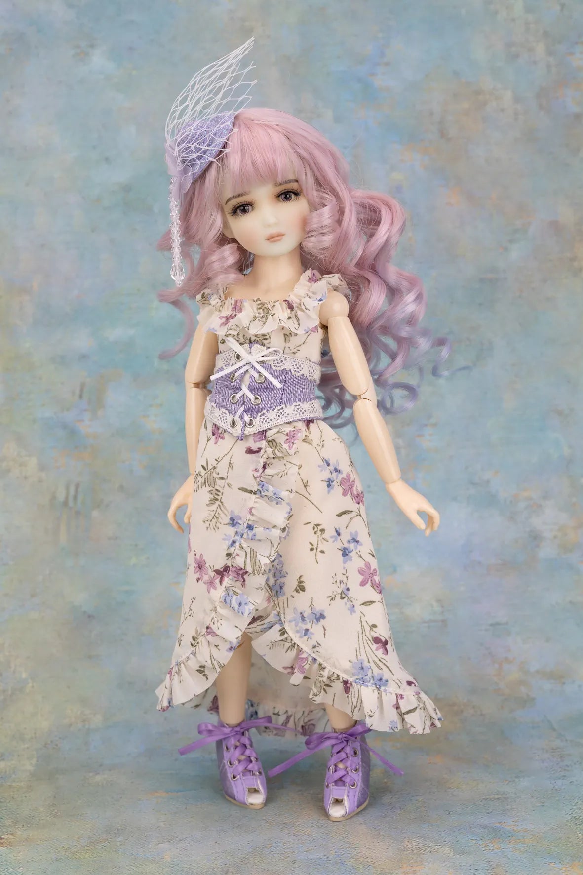 12” InMotion Mädchen Lavendelbrise-Kleid (WC0094A)